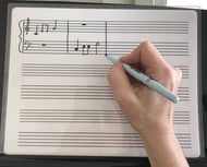 Music Composition and Dictation Dry Erase Board - CNCL20